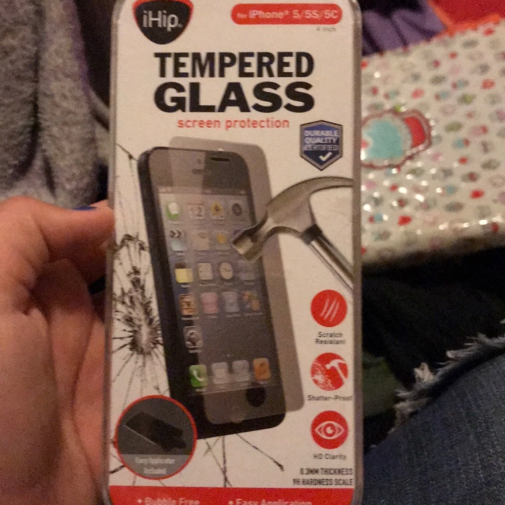 Temped glass